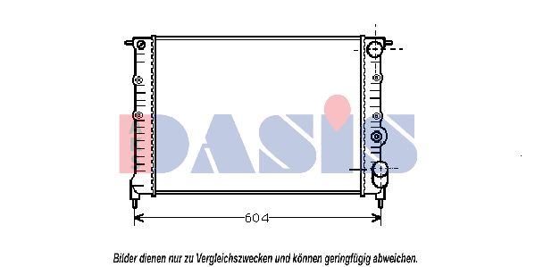 AKS DASIS Radiators, Motora dzesēšanas sistēma 180960N